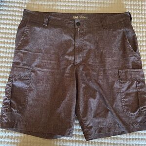 Lee Men's gray Cargo Shorts